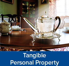 A silver teapot. Tangible Personal Property Rollover